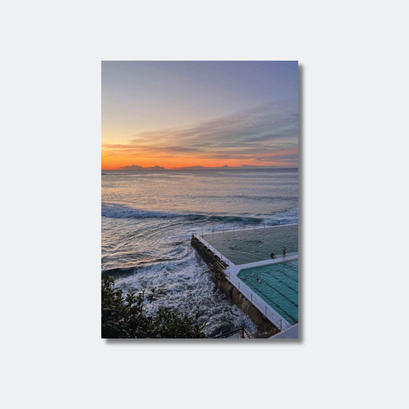 Sunrise at Bondi Icebergs