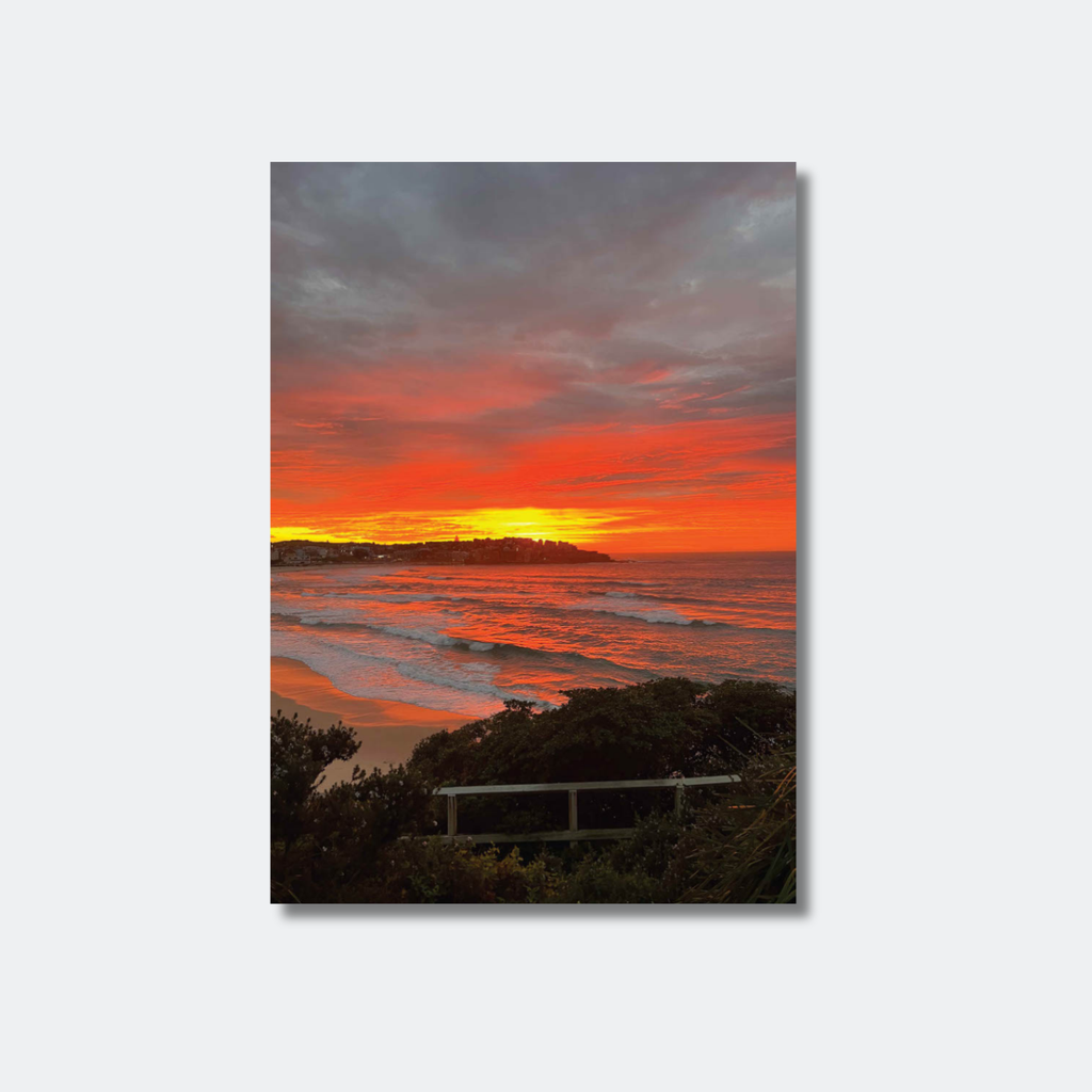 Sky Fire Over Bondi Beach