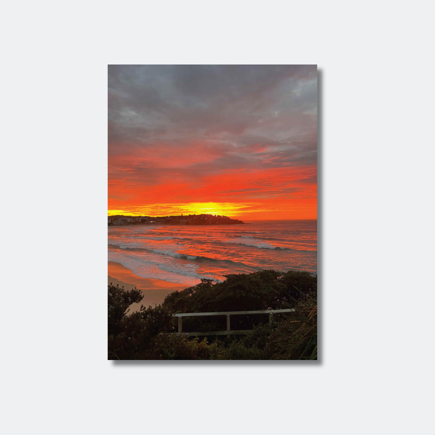 Sky Fire Over Bondi Beach